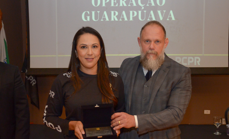 Duas operações da PCPR recebem homenagens de Mérito de Investigação Criminal