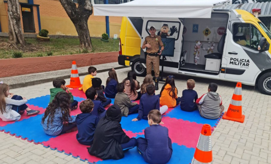 Polícia Militar inicia projeto BPTran nas Escolas, de educação no trânsito