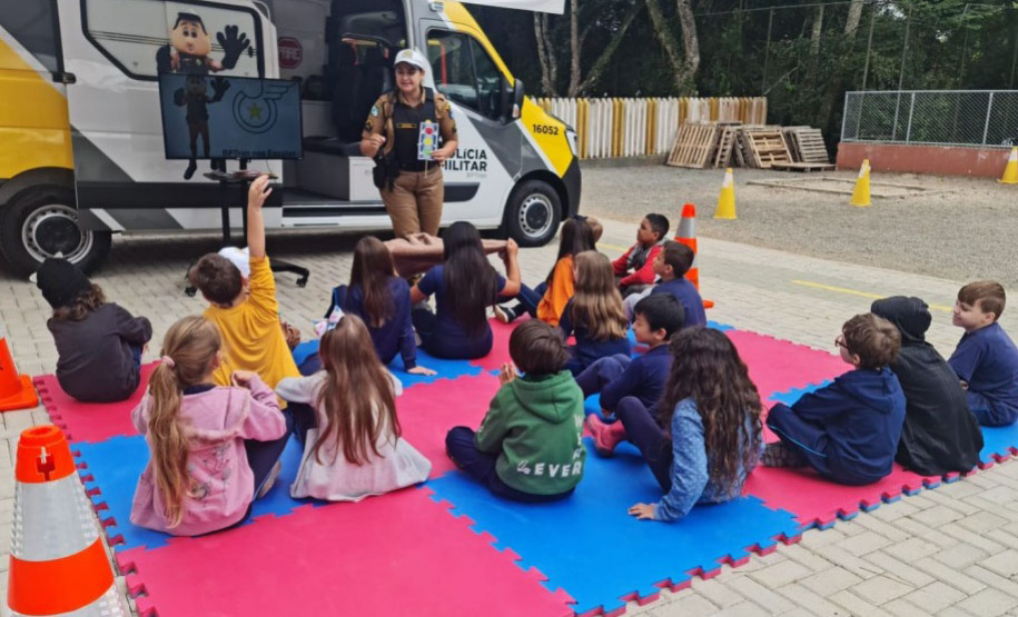 Polícia Militar inicia projeto BPTran nas Escolas, de educação no trânsito