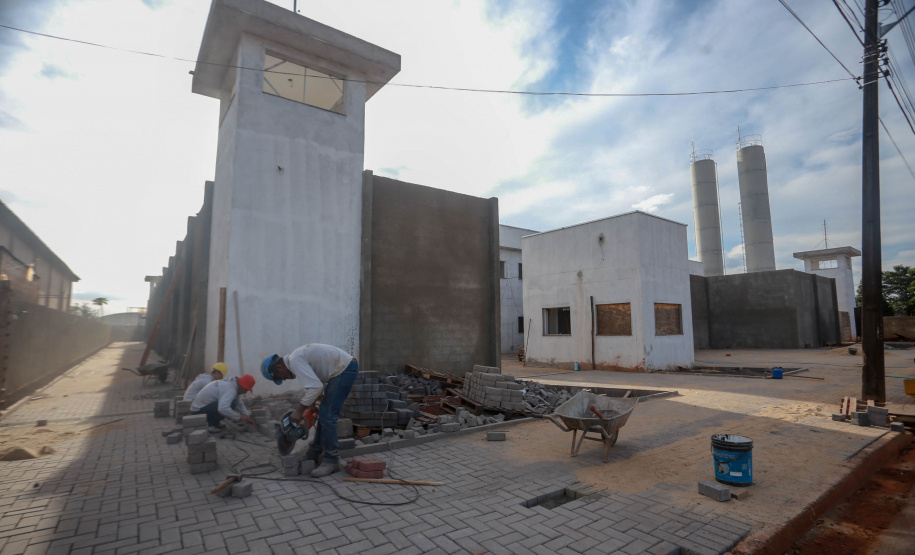 Obra da nova Cadeia Pública de Arapongas chega a 83% de execução