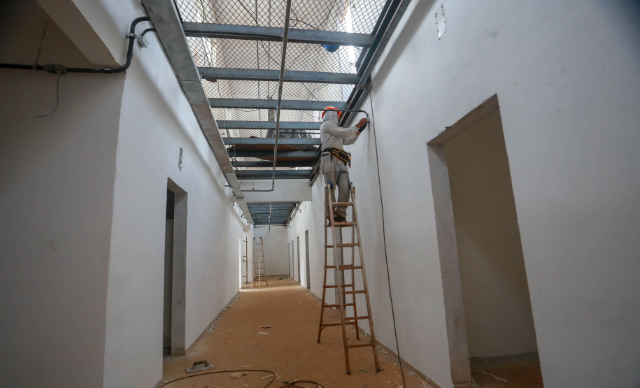 Obra da nova Cadeia Pública de Arapongas chega a 83% de execução