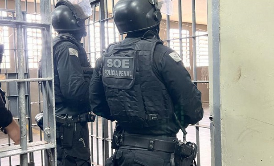 Polícia Penal realiza operação simultânea nas unidades prisionais do Estado
