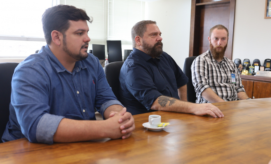 Secretário Hudson recebe membros do Departamento de Segurança da Comunidade Israelita do Paraná