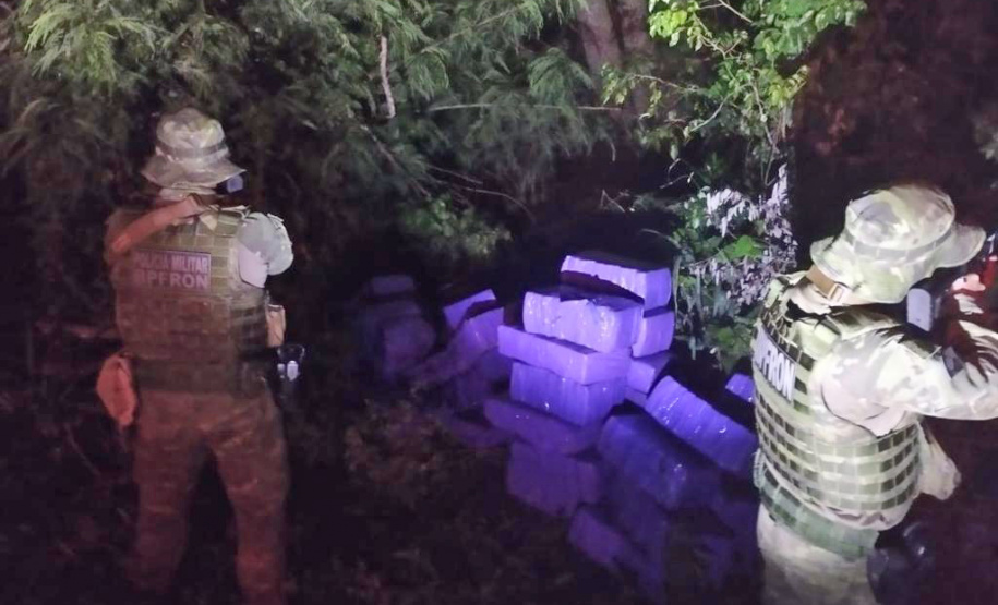 Em 100 dias, PM registra aumento de 65% na apreensão de drogas na fronteira