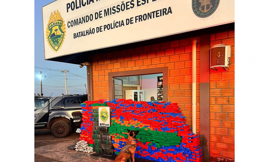 Polícia Militar apreende mais de uma tonelada de drogas no Oeste do Estado
