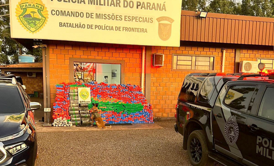 Polícia Militar apreende mais de uma tonelada de drogas no Oeste do Estado