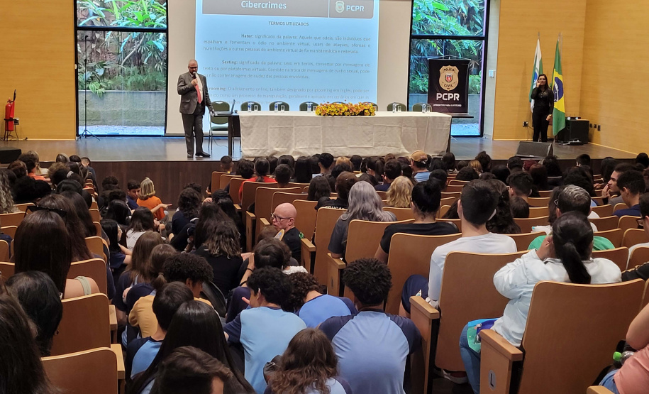 PCPR amplia conexões com a sociedade com palestras e orientações sobre crimes virtuais