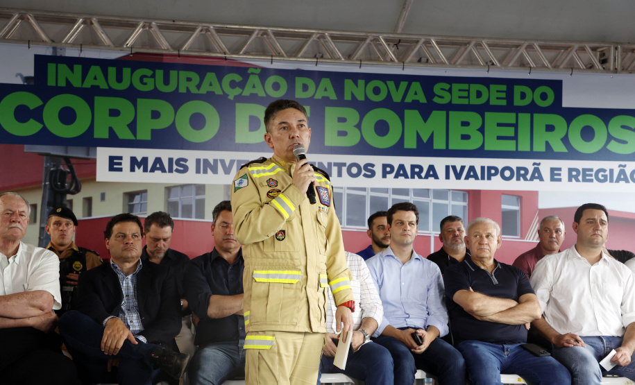 Governador inaugura sede do Corpo de Bombeiros e libera novos investimentos para Ivaiporã