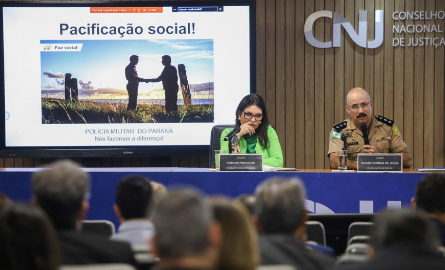 Diretriz da Polícia Militar é destaque em seminário promovido pelo Conselho Nacional de Justiça
