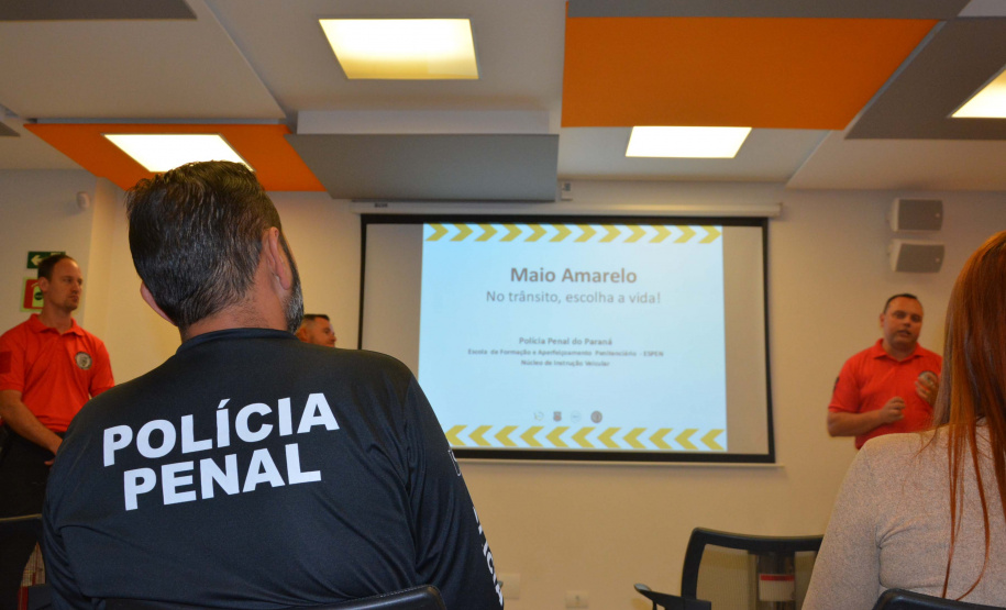 Maio Amarelo: Polícia Penal promove ações de educação no trânsito e prevenção de acidentes