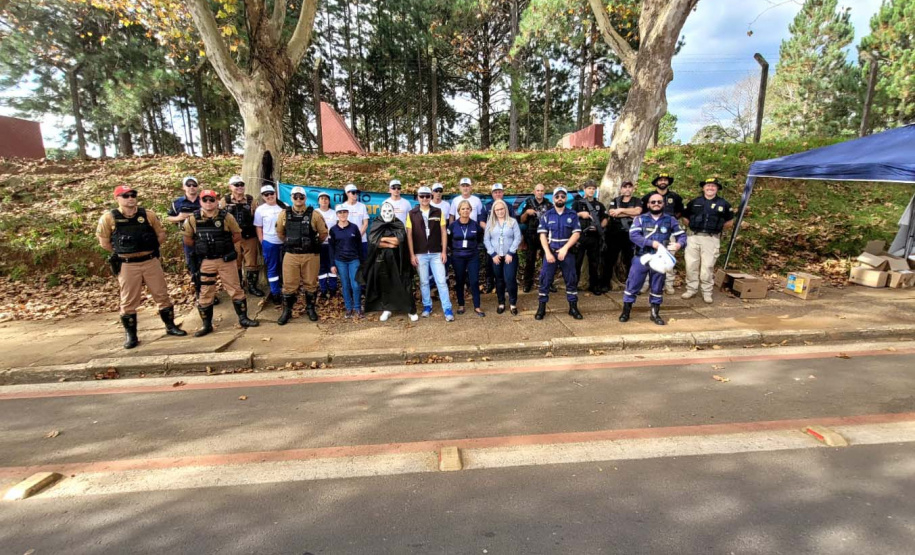Maio Amarelo: Polícia Penal promove ações de educação no trânsito e prevenção de acidentes