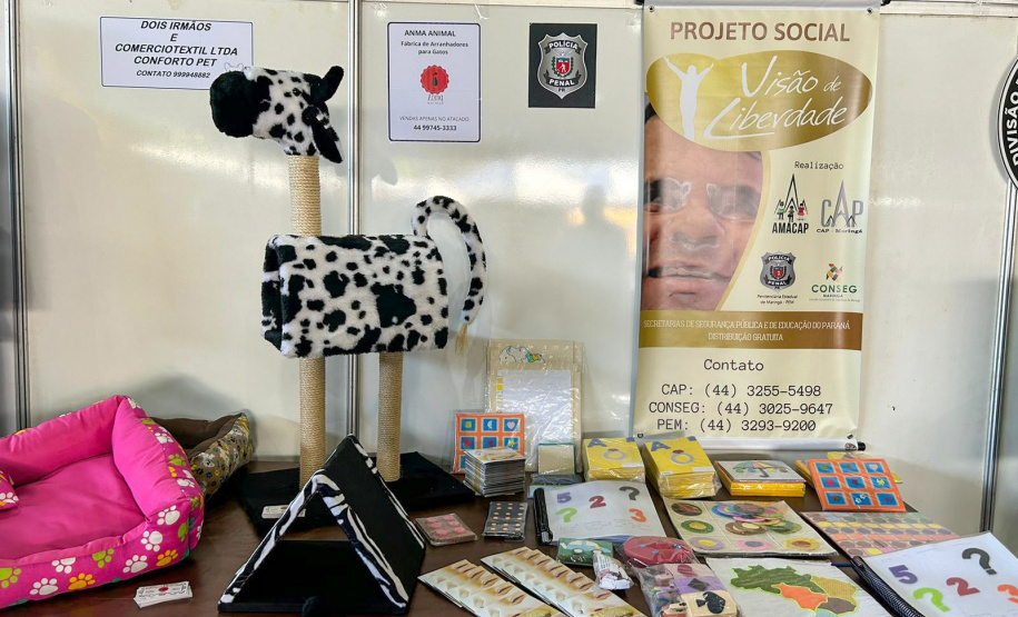 Polícia Penal apresenta na Expoingá projetos de ressocialização de custodiados