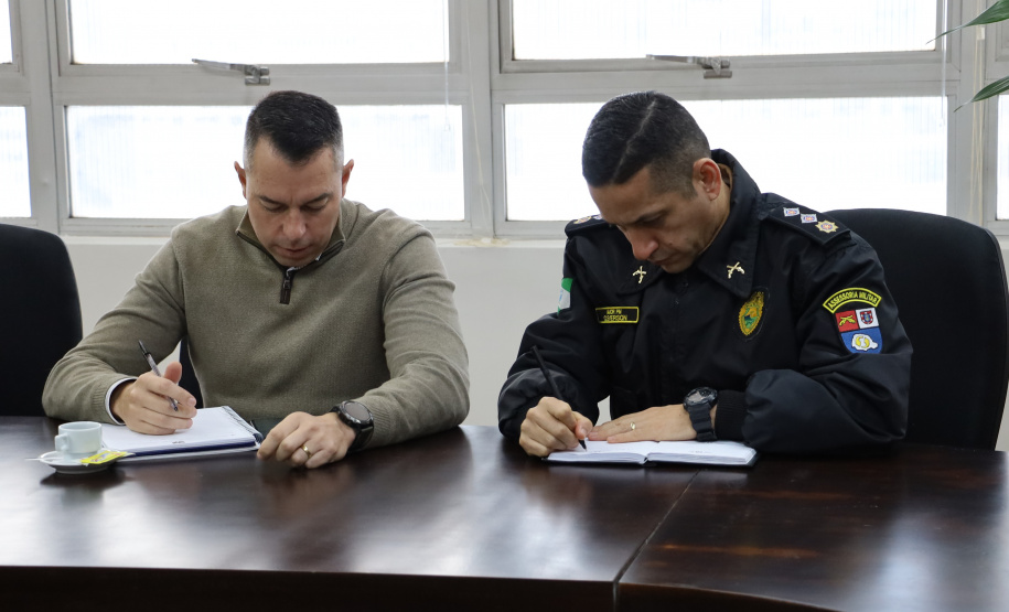 Secretário Hudson recebe Deputado Estadual Alisson Wandscheer