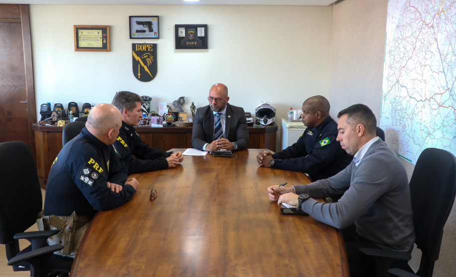 Secretário da Segurança Pública recebe visita do superintendente da PRF