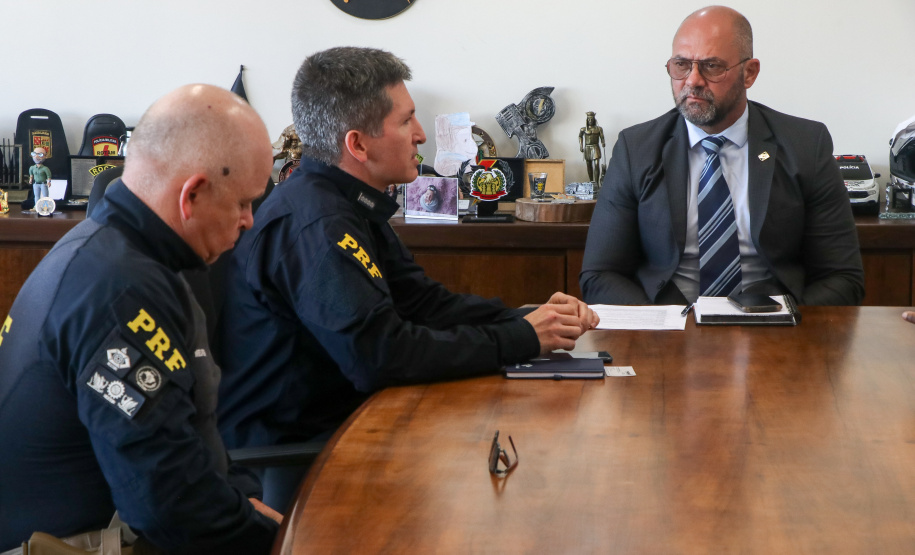 Secretário da Segurança Pública recebe visita do superintendente da PRF