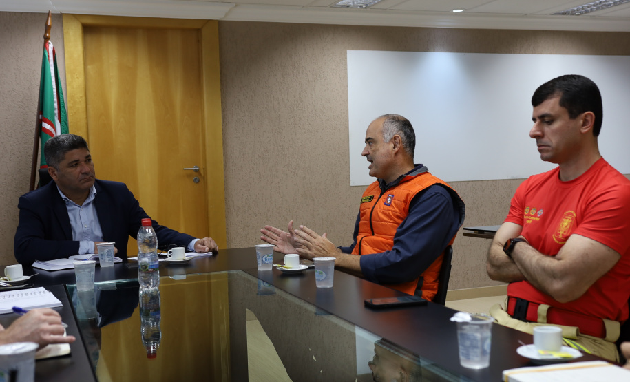 Gabinete da Segurança Pública se reúne com representantes da Forças de Segurança e Defesa Civil