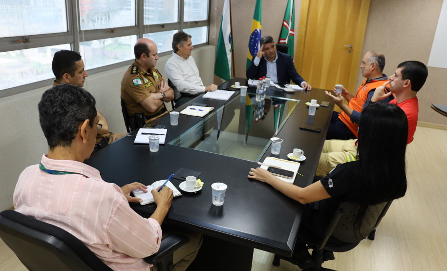 Gabinete da Segurança Pública se reúne com representantes da Forças de Segurança e Defesa Civil