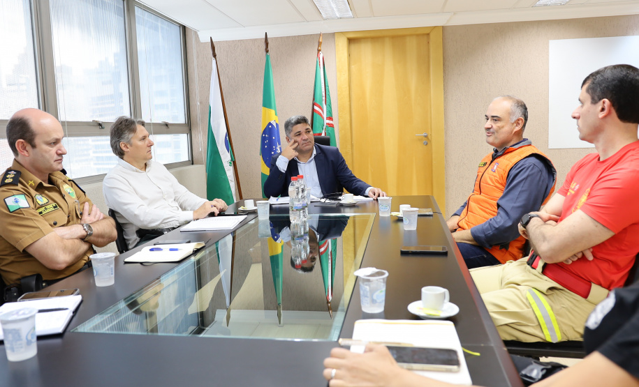 Gabinete da Segurança Pública se reúne com representantes da Forças de Segurança e Defesa Civil