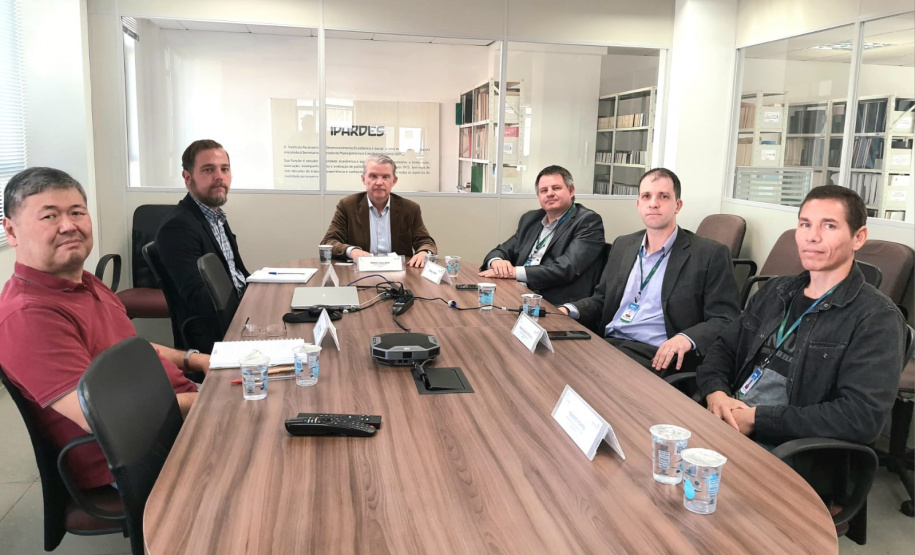 Sesp envia representantes para reunião técnica com Ipardes em Curitiba