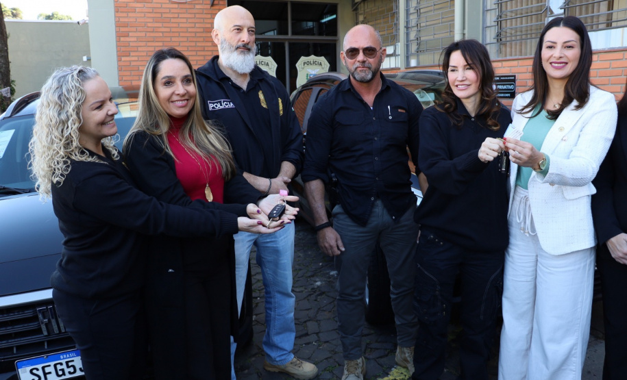 Segurança Pública entrega viaturas na região Oeste do Paraná