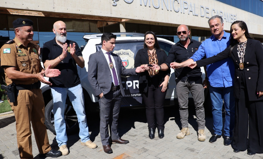 Segurança Pública entrega viaturas na região Oeste do Paraná