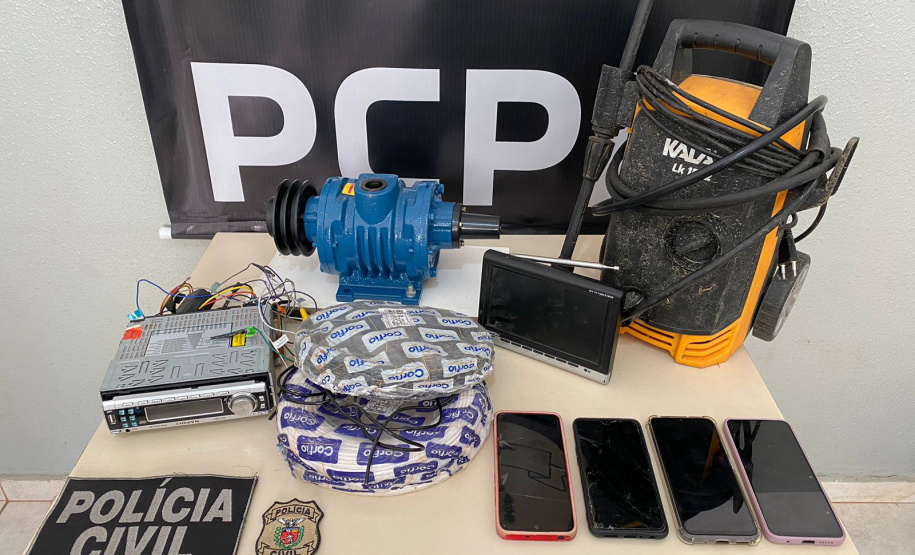 PCPR cumpre mandados de busca e apreensão contra furtos e receptação na Colônia Witmarsum