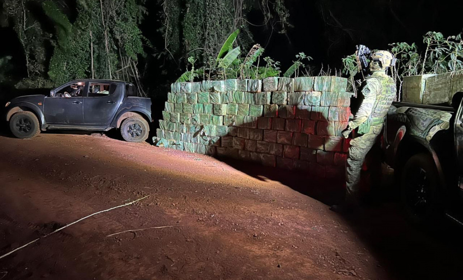 PMPR e Polícia Federal apreendem mais de 4 toneladas de drogas no Oeste do Estado