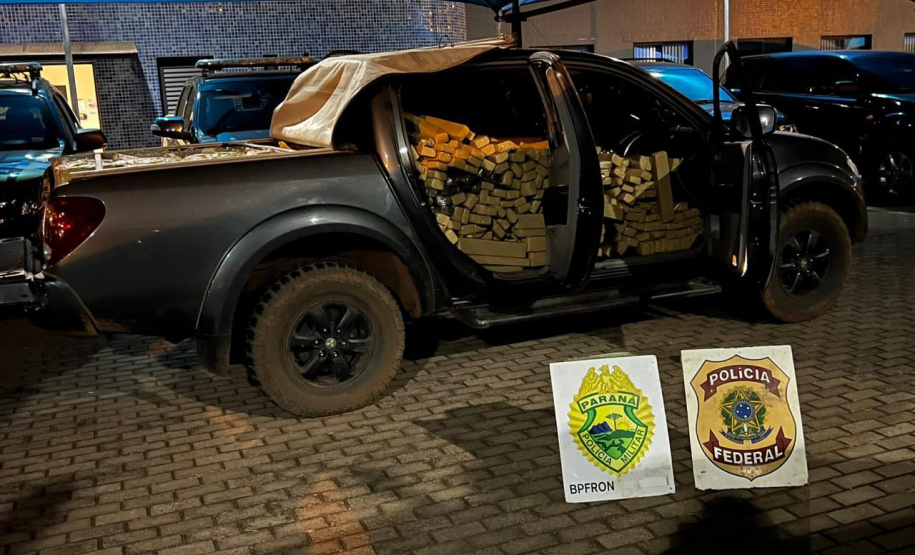 PMPR e Polícia Federal apreendem mais de 4 toneladas de drogas no Oeste do Estado