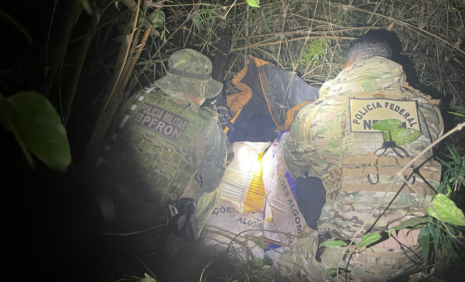 Forças de segurança apreendem 500 quilos de drogas em operações na região de fronteira