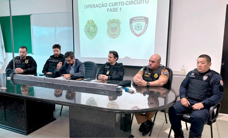 Operação policial prendem oito pessoas durante operação contra furtos e receptação em Londrina