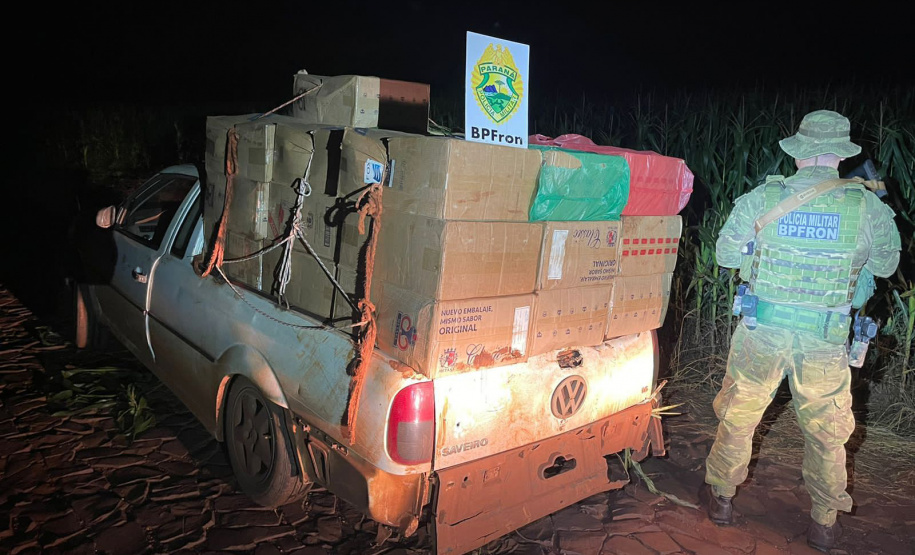 Polícia Militar apreendeu mais de 900 mil cigarros contrabandeados nas fronteiras em 2023