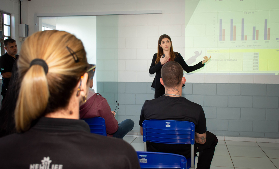 Palestra conscientiza servidores da Polícia Penal sobre identificação da tuberculose