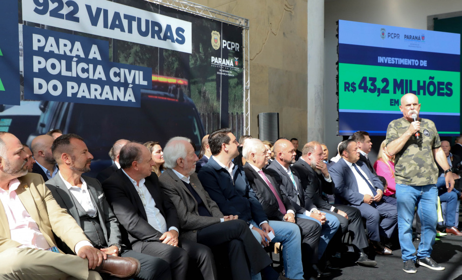 Com 922 novas viaturas, Polícia Civil do Paraná terá maior renovação da frota da história