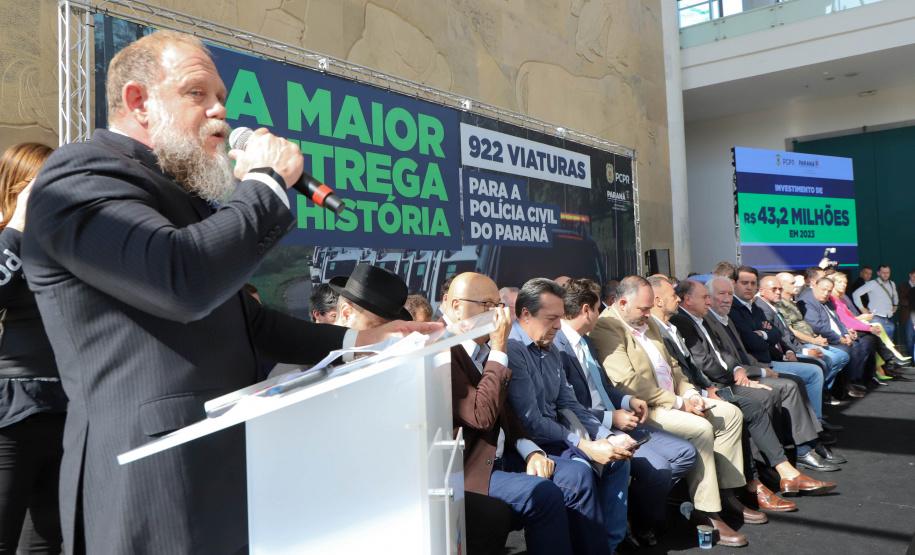 Com 922 novas viaturas, Polícia Civil do Paraná terá maior renovação da frota da história