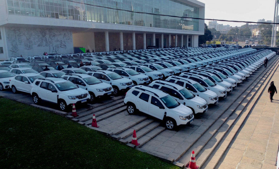 Com 922 novas viaturas, Polícia Civil do Paraná terá maior renovação da frota da história