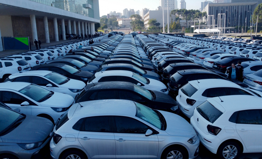 Com 922 novas viaturas, Polícia Civil do Paraná terá maior renovação da frota da história