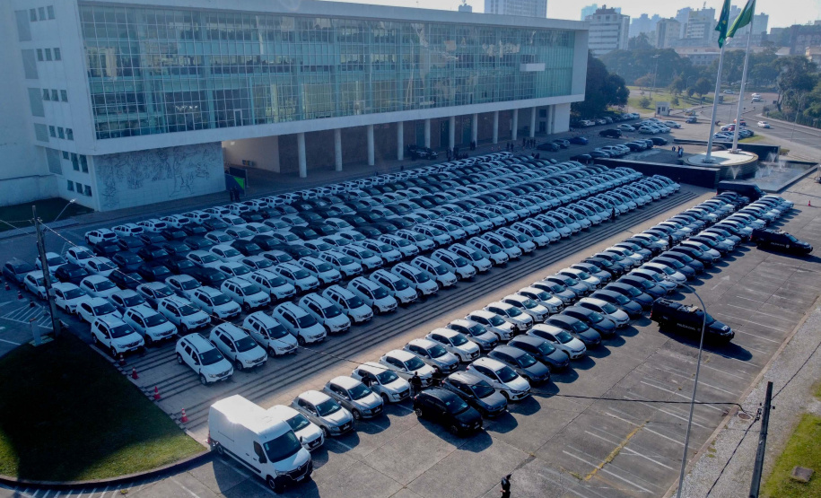 Com 922 novas viaturas, Polícia Civil do Paraná terá maior renovação da frota da história