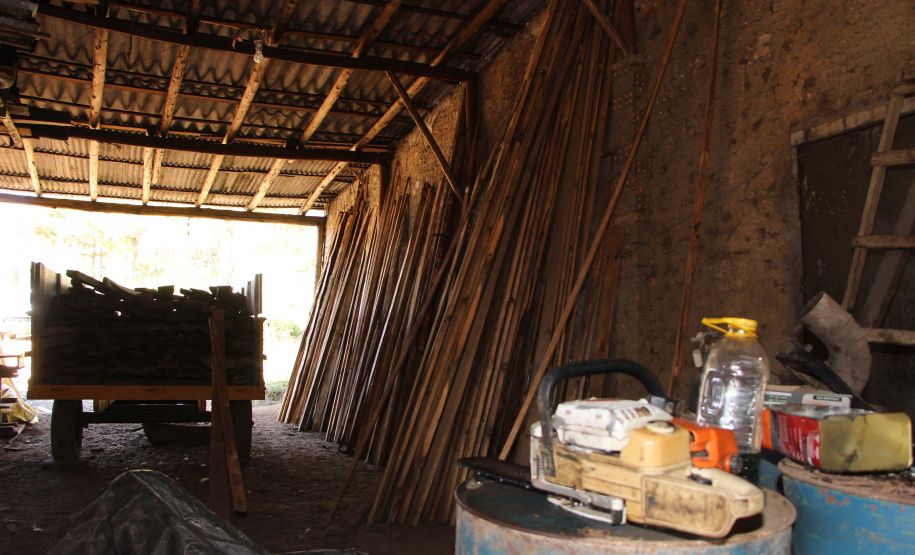 Polícia Militar apreende madeira ilegal durante operação no Sul do Paraná