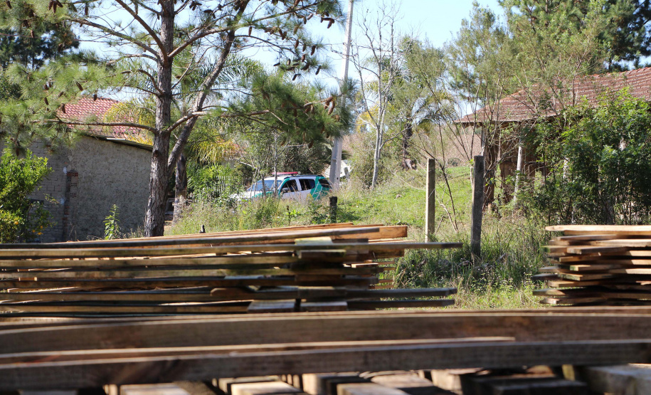 Polícia Militar apreende madeira ilegal durante operação no Sul do Paraná