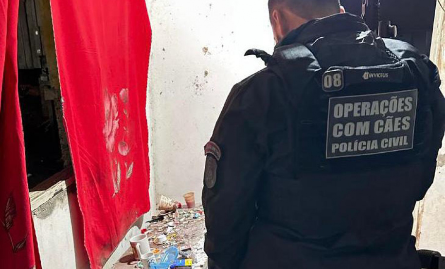 PCPR prende três pessoas em operação contra tráfico de drogas e falsificação de dinheiro