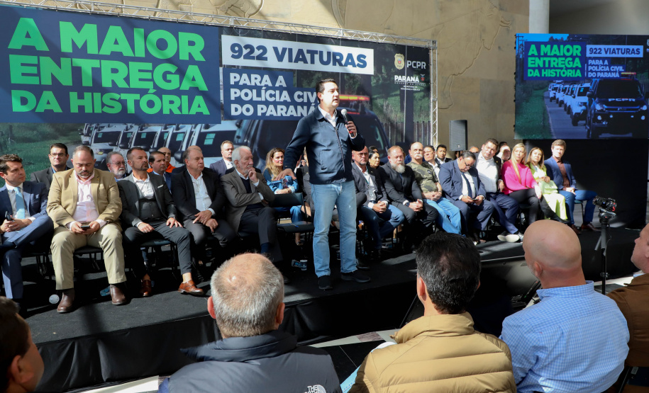 Com 922 novas viaturas, Polícia Civil do Paraná terá maior renovação da frota da história