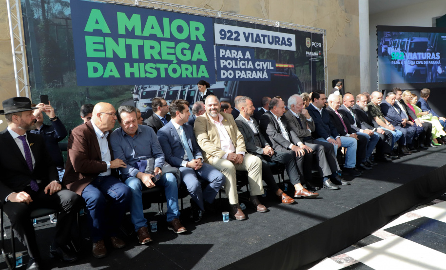 Com 922 novas viaturas, Polícia Civil do Paraná terá maior renovação da frota da história