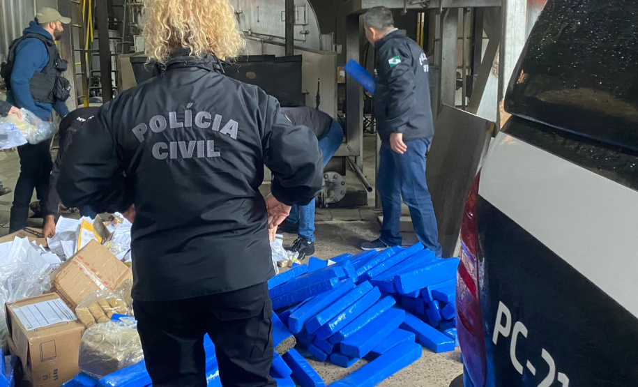 PCPR incinera mais de 350 quilos de drogas em Ponta Grossa