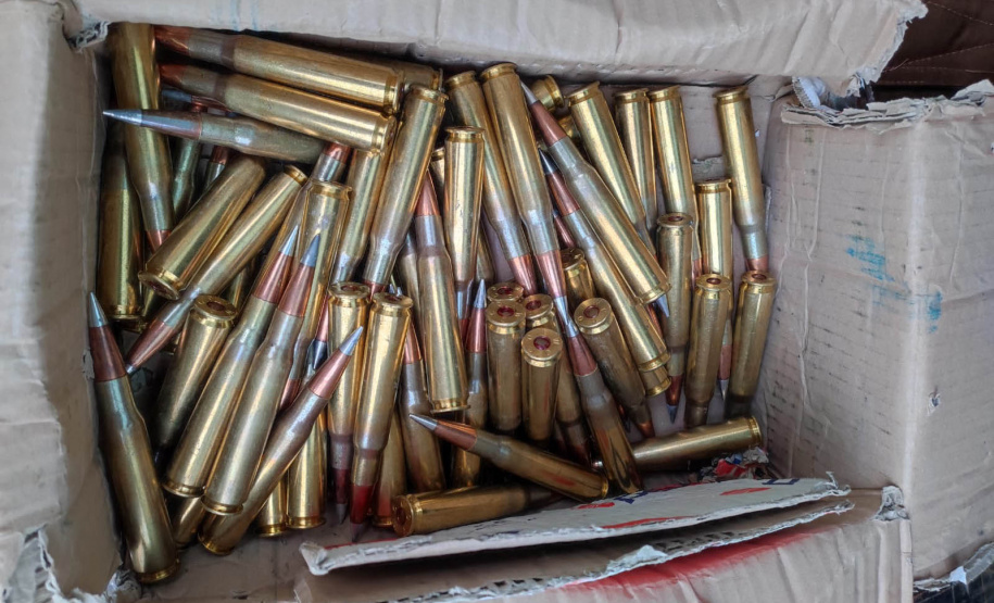 Polícia Militar apreende mais de mil munições de fuzil em São José das Palmeiras, no Oeste