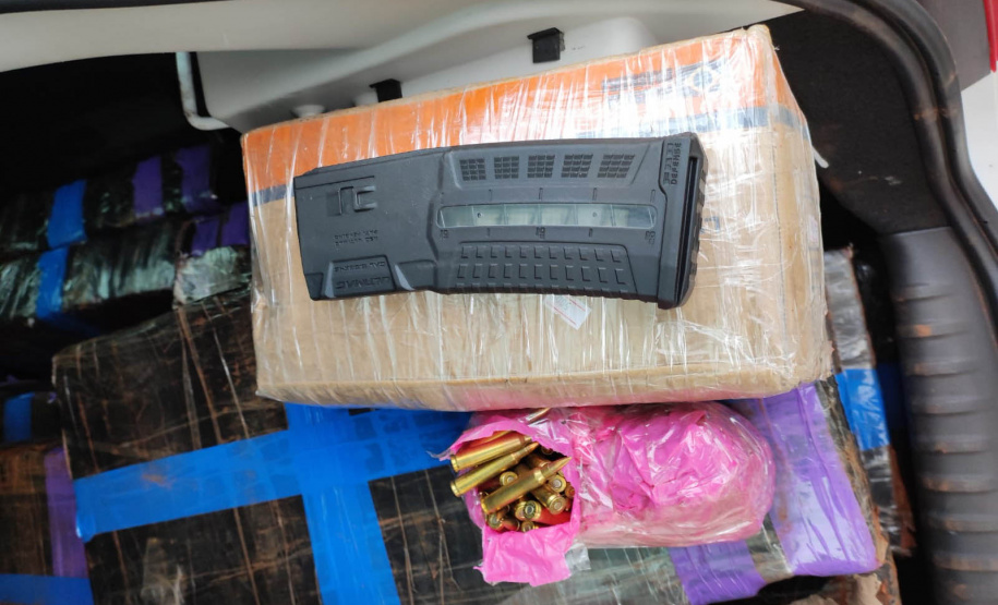 Polícia Militar apreende mais de mil munições de fuzil em São José das Palmeiras, no Oeste