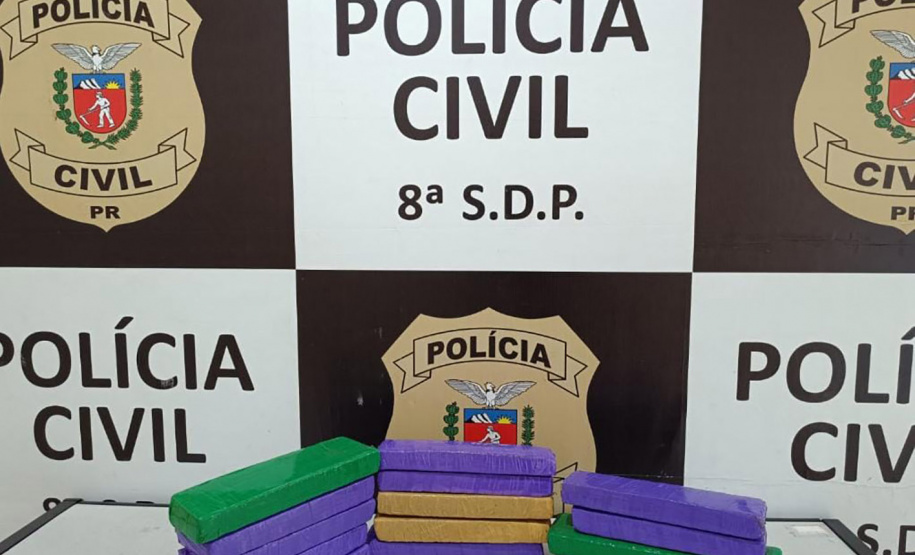 PCPR apreende 550 quilos de maconha e recupera veículo em Santa Cruz do Monte Castelo