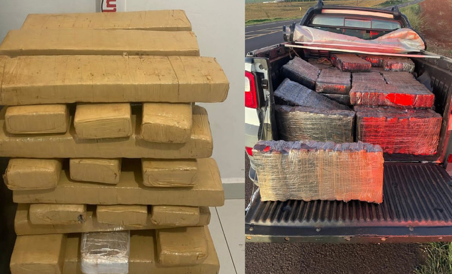 Polícia Militar apreende mais de 700 quilos de droga no Interior