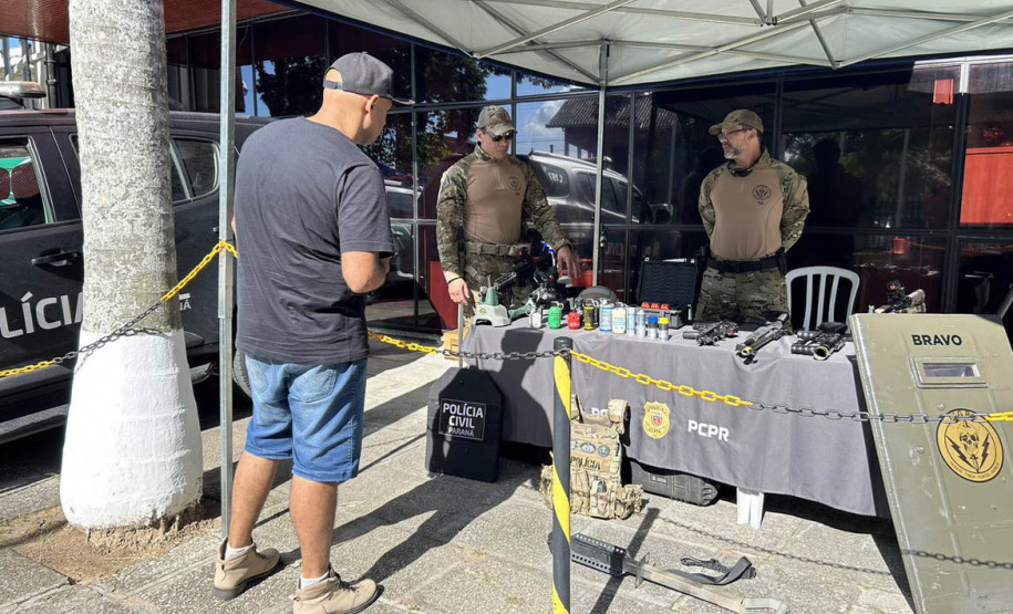 PCPR na Comunidade oferece serviços de polícia judiciária a moradores de Rio Branco do Sul