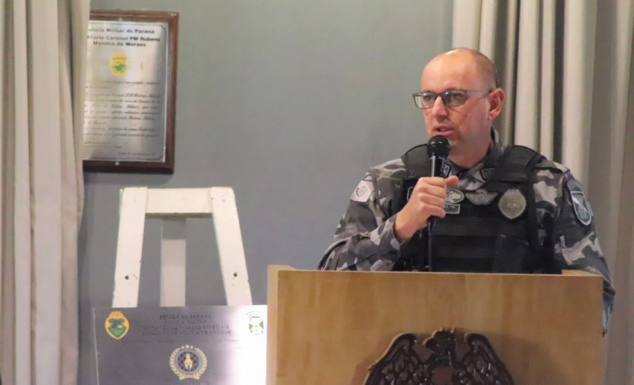 Oficiais da Polícia Militar realizam o 1º Curso de Gestão Estratégica de Policiamento de CHOQUE