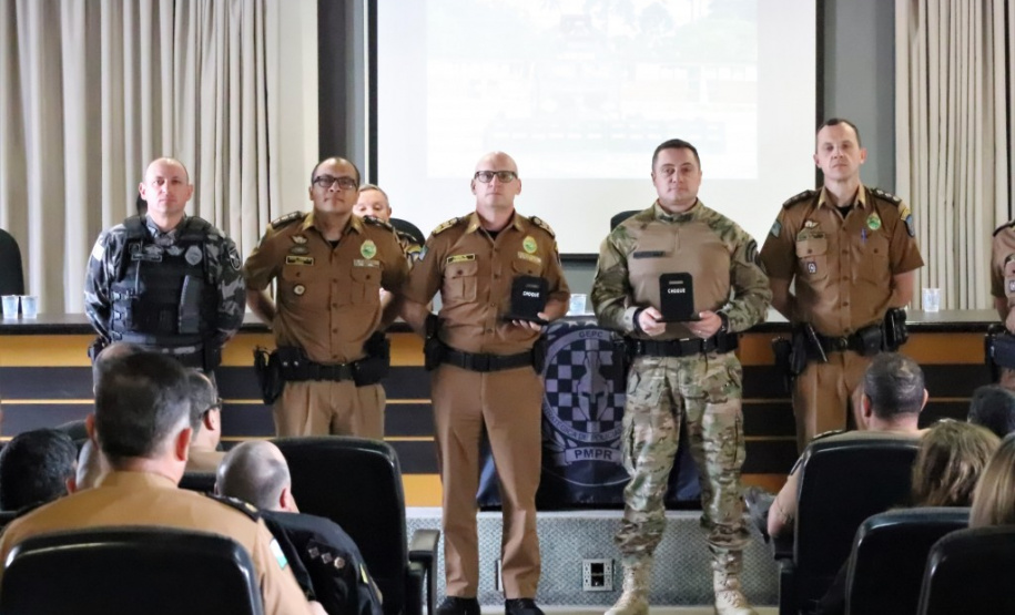 Oficiais da Polícia Militar realizam o 1º Curso de Gestão Estratégica de Policiamento de CHOQUE